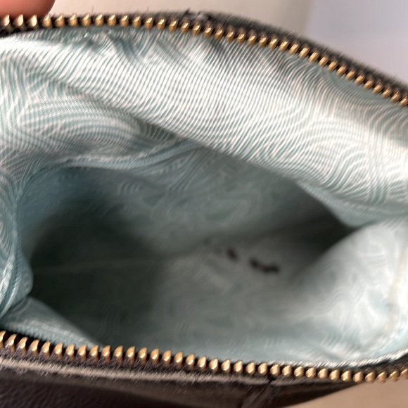 The Sak black leather cross body bag with adjustable shoulder strap and pad - Picture 11 of 12